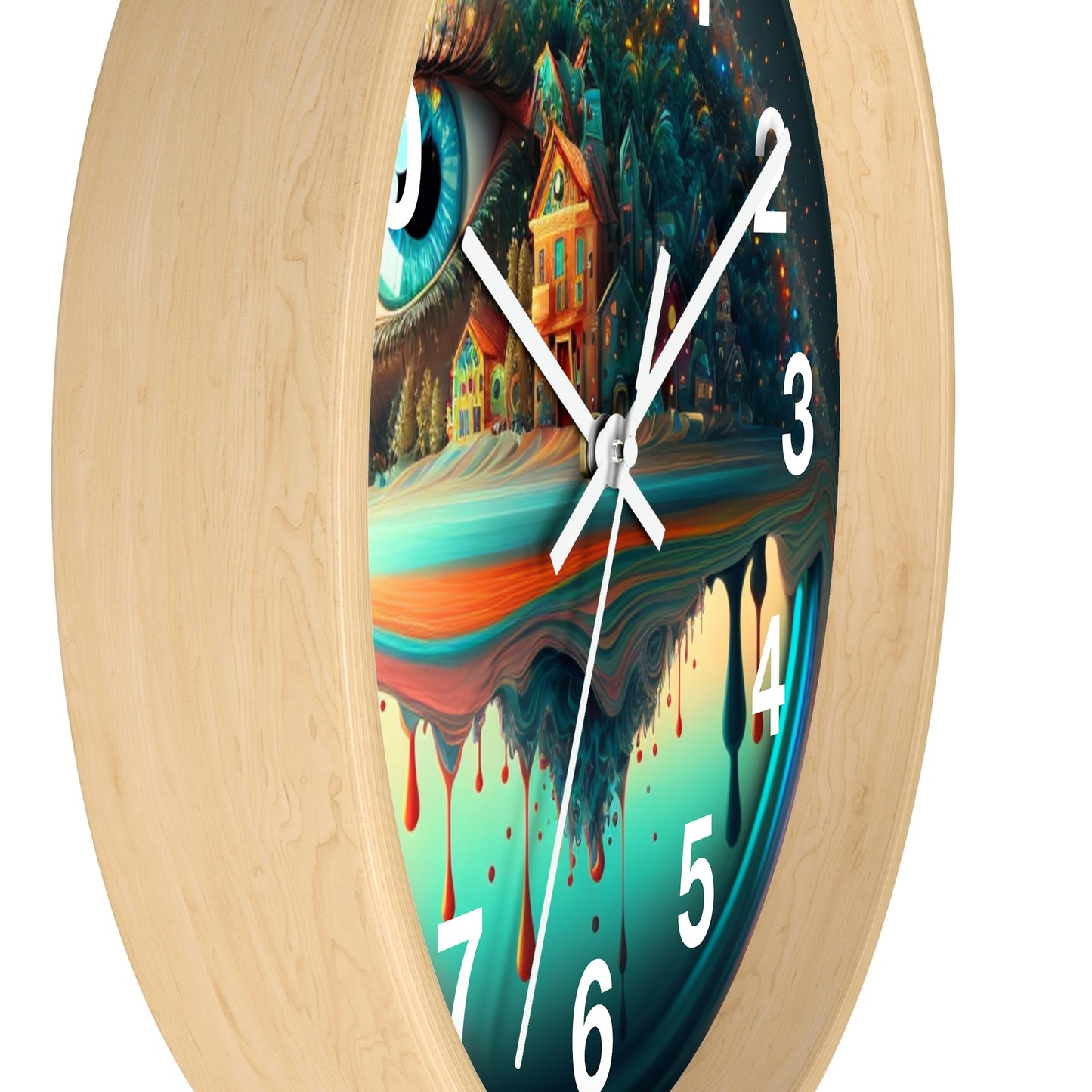 Other Worlds Wall Clock #2 w/ numbers