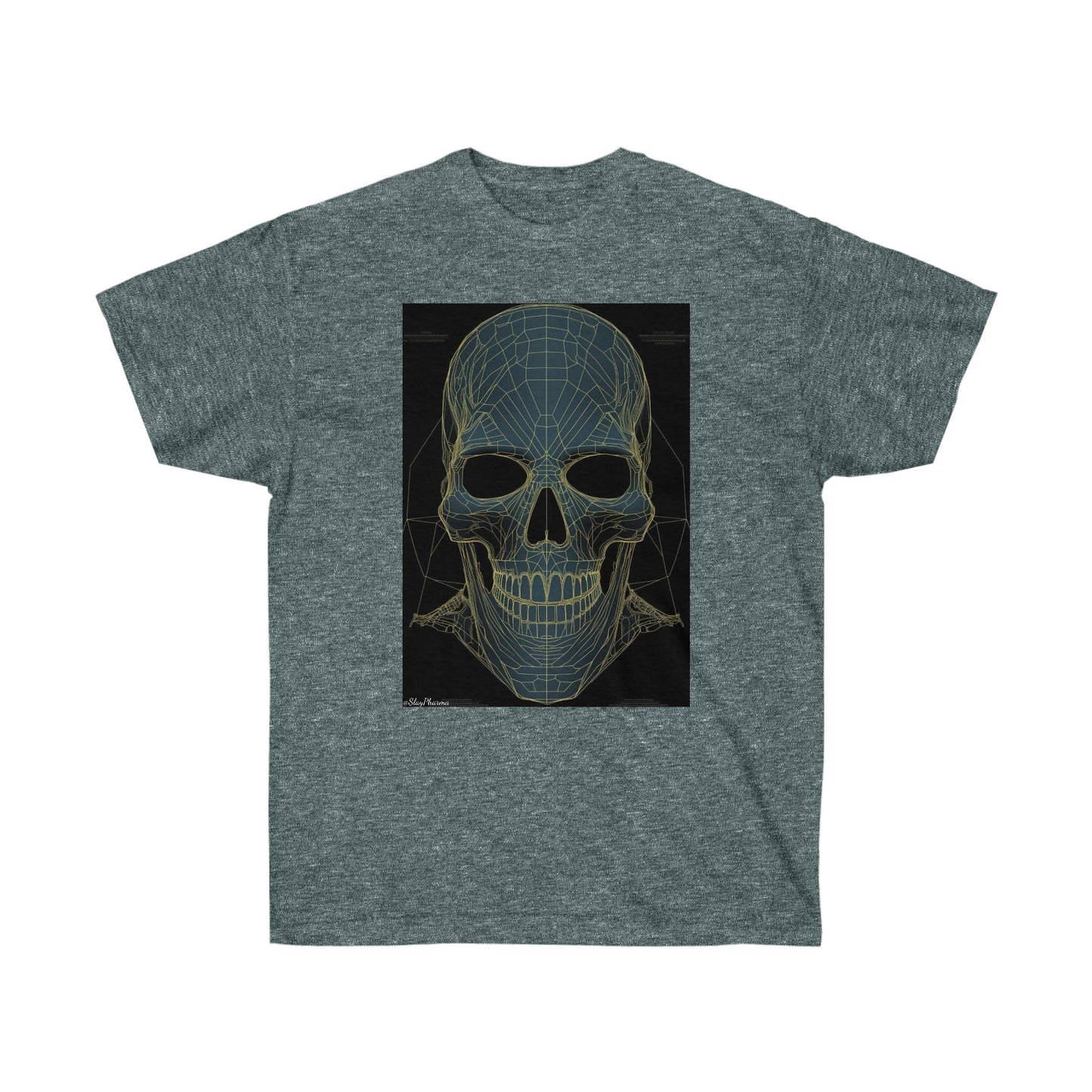 Fractal Terminator Skull Unisex Tee