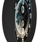 Lunar Dreams Wall Clock #2 w/ numbers