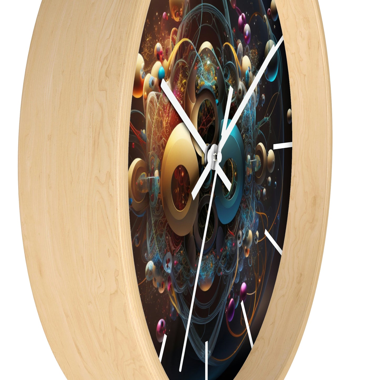 Atomic Wall Clock #4 w/ lines