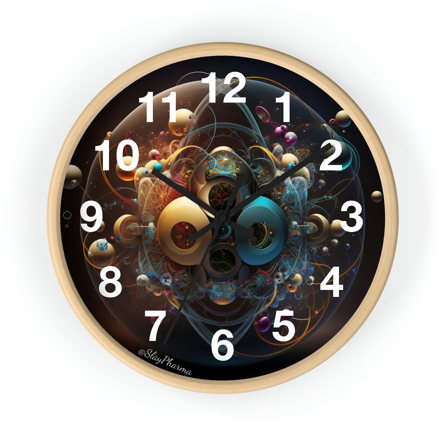 Atomic Wall Clock #4 w/ numbers