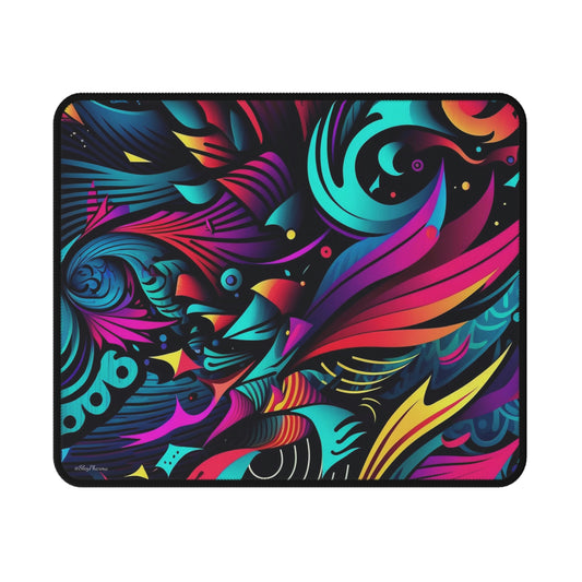 Trippy Waves Pattern Mouse Pad #2