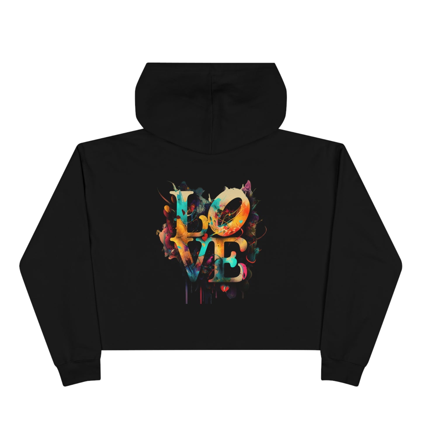 Lotus Life Crop Hoodie