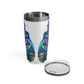"Falcon Actual" Blue Falcon Ringneck Tumbler, 20oz