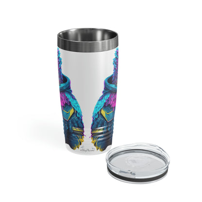 "Falcon Actual" Blue Falcon Ringneck Tumbler, 20oz