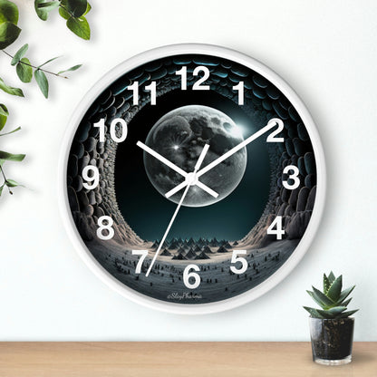 Lunar dreams Wall Clock w/ numbers