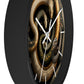 Snakes on a Wall Clock w/ lines
