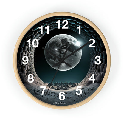 Lunar dreams Wall Clock w/ numbers