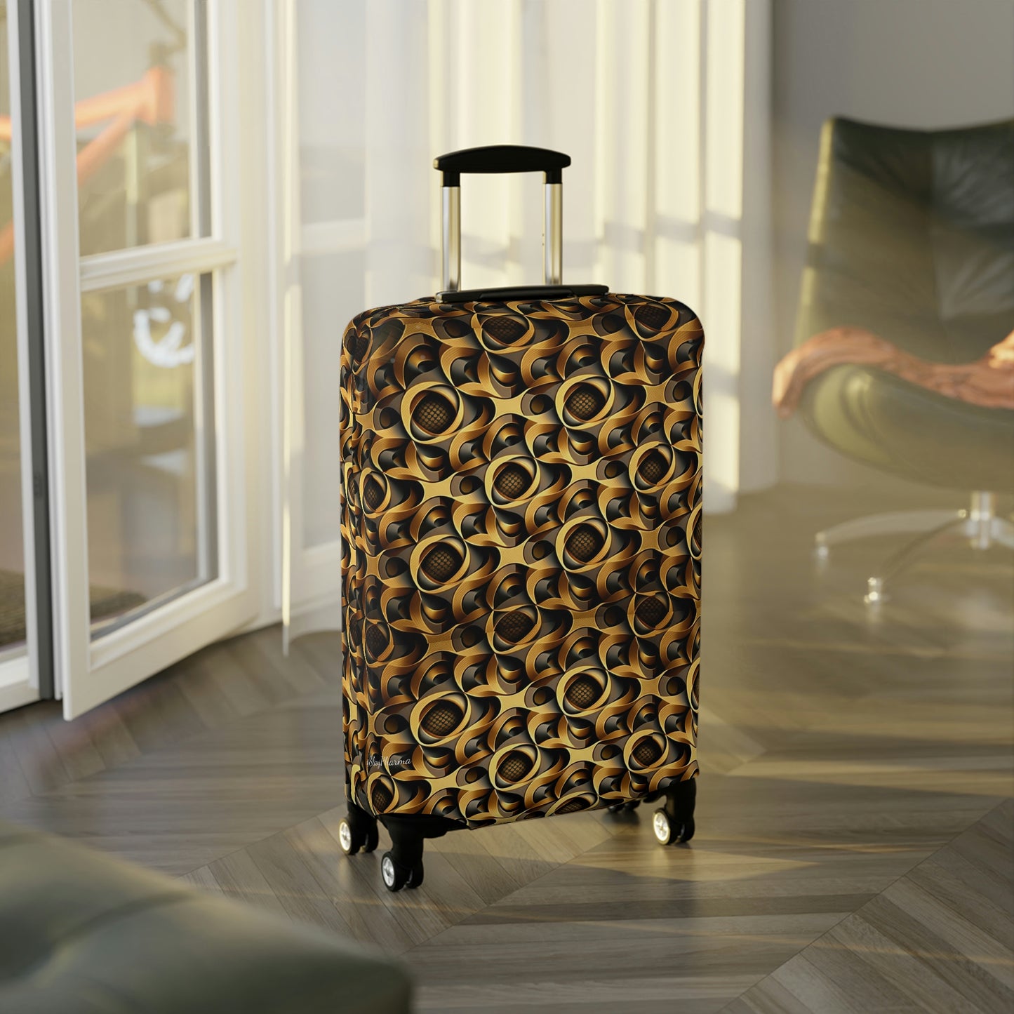 Geometric Infinity Luggage Cover