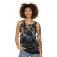 Mystic Samurai Cherry Blossom Tank Top