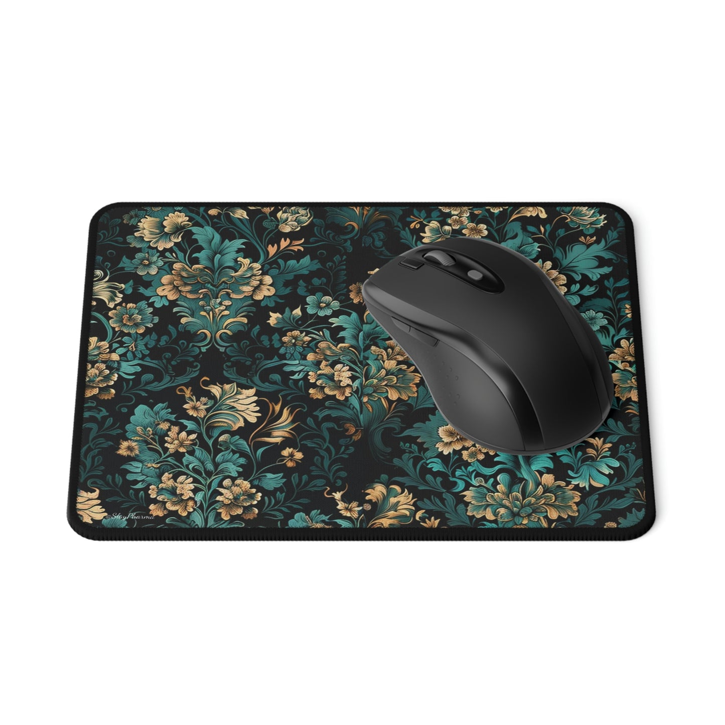 Victorian Floral Pattern Mouse Pad