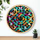 Geometric Wall Clock #2 w/ numbers