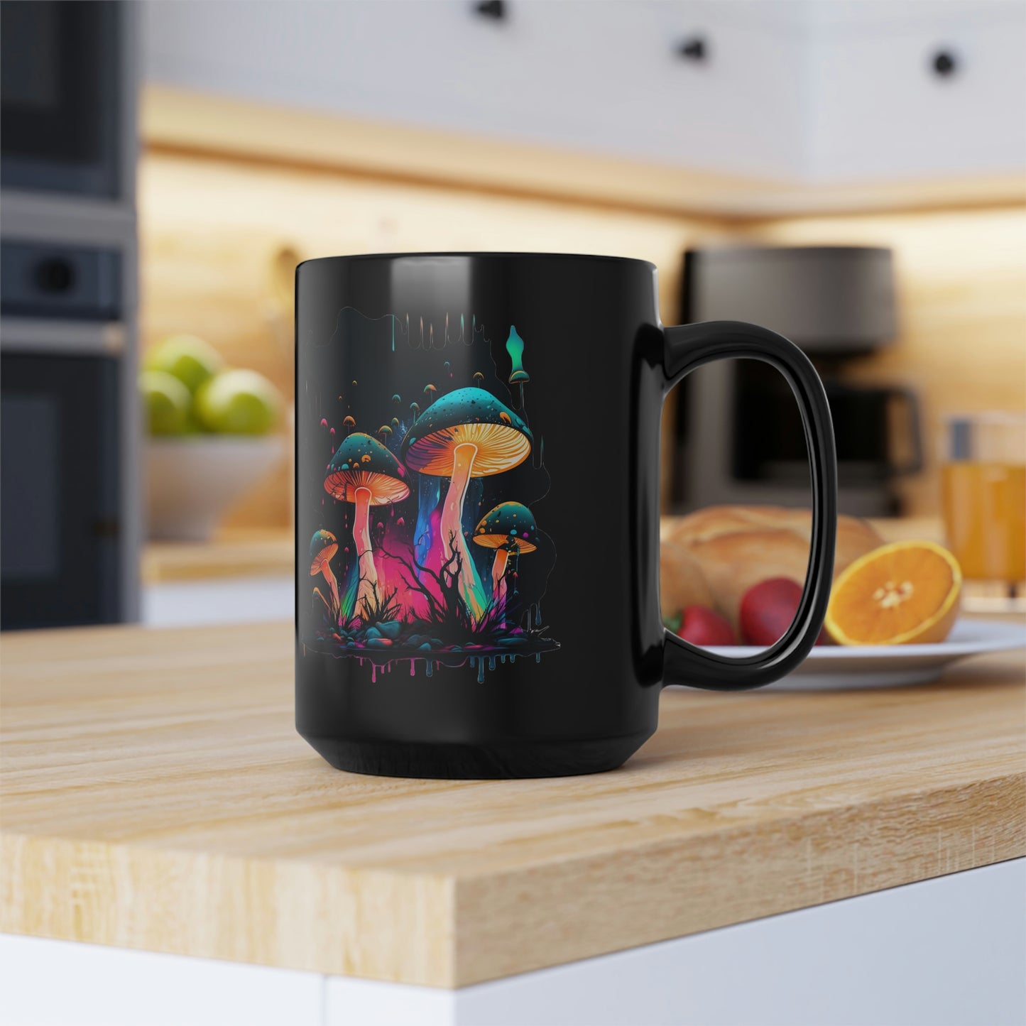 Magic Mushroom Mug #1, 15oz