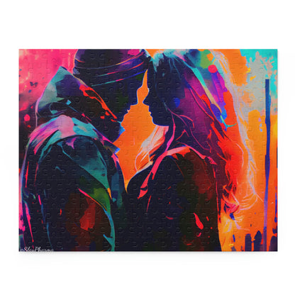 Get her a puzzle that says "I Love You"