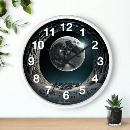 Lunar dreams Wall Clock w/ numbers