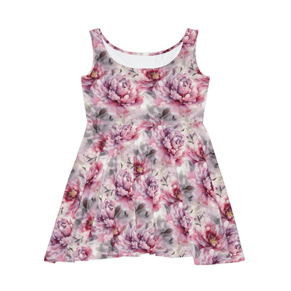 Floral Pattern Women's Skater Dress #15