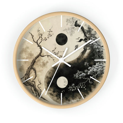 Duality Wall Clock #1 w/ lines