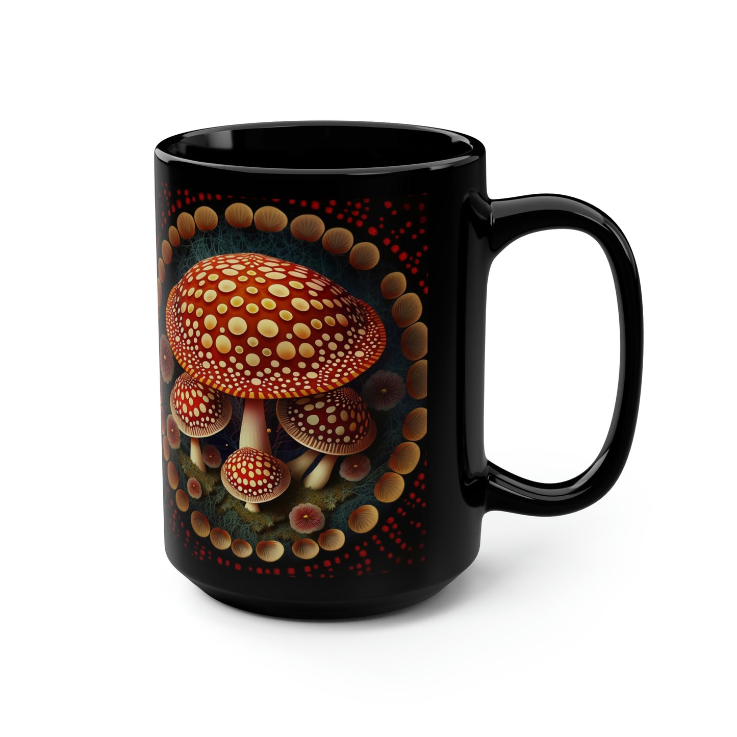 Mushroom Magic Mug #3, 15oz