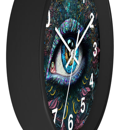 All Seeing Eye Wall Clock #1w/ numbers