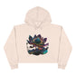 Lotus Life Crop Hoodie no back design