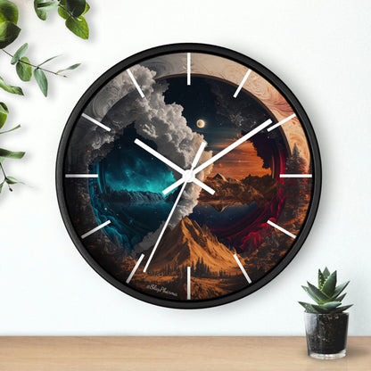 Duality Wall Clock #3 w/ lines