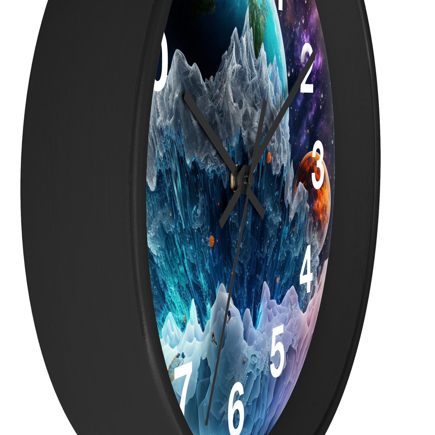 Other Worlds Wall Clock #1 w/ numbers