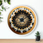 Geometric Wall Clock #7 w/ numbers
