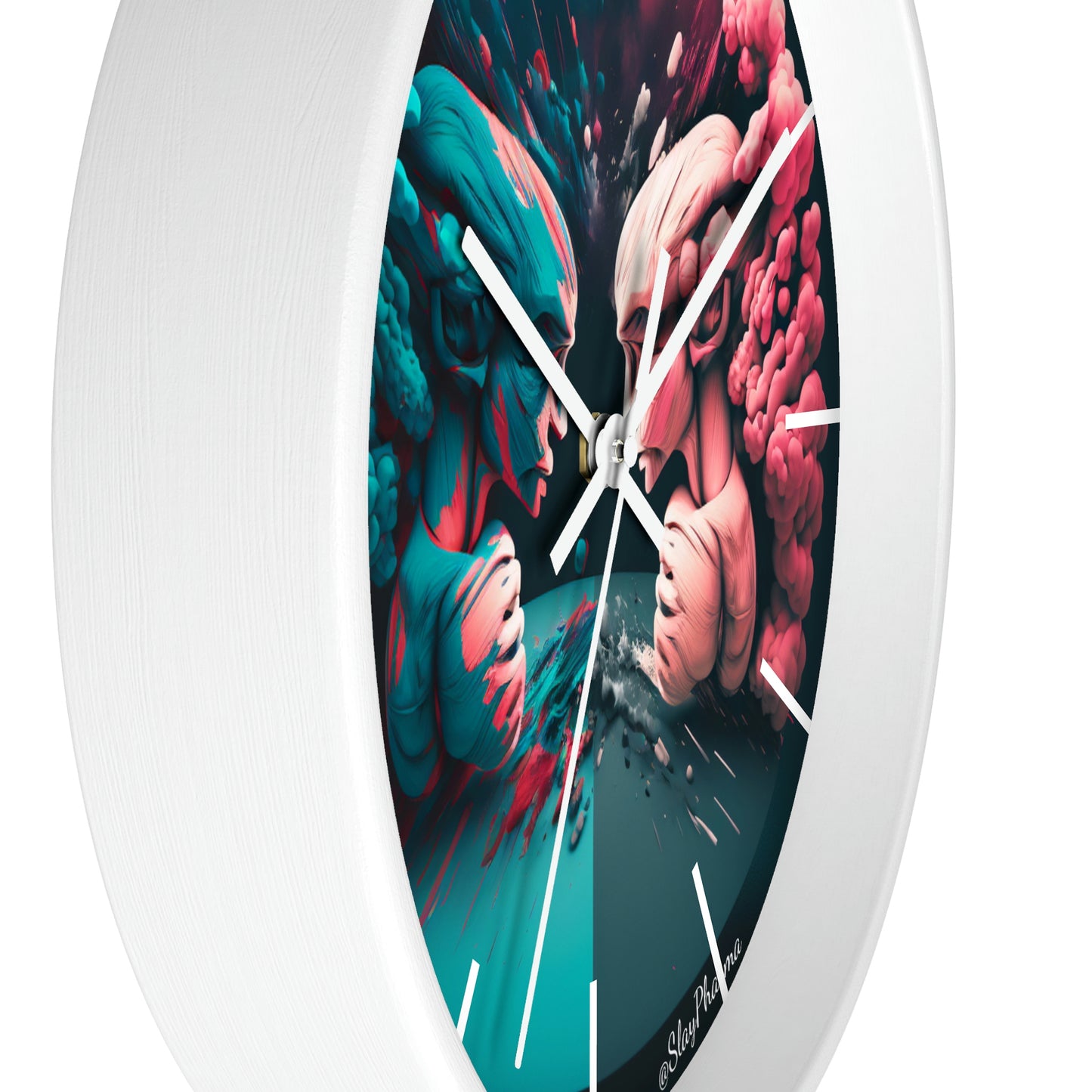 Duality Wall Clock #2 w/ lines