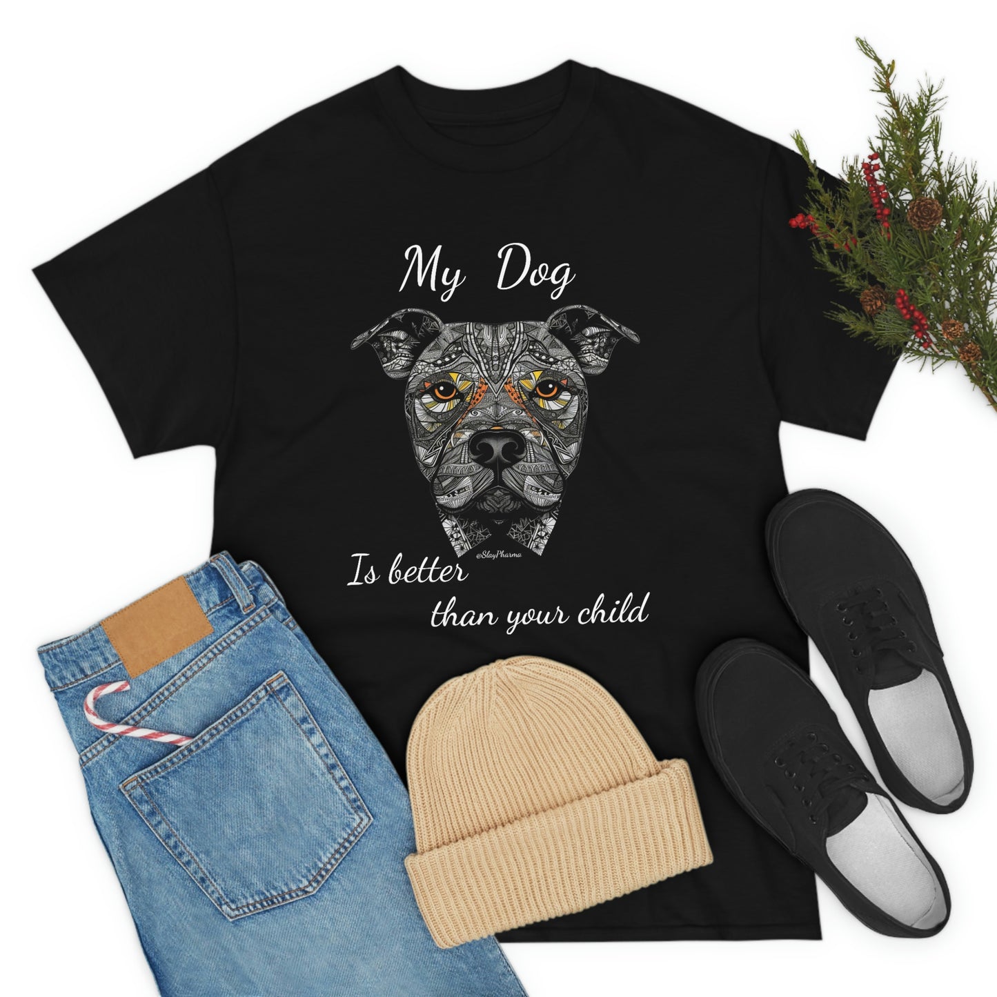 "My dog is better than your child" Festival T-Shirt