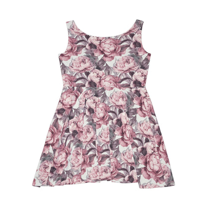Floral Pattern Women's Skater Dress #17