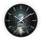 Moonrise Wall Clock #1 w/ lines