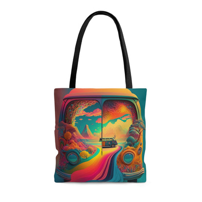 Two tone Volkswagen van Tote bag