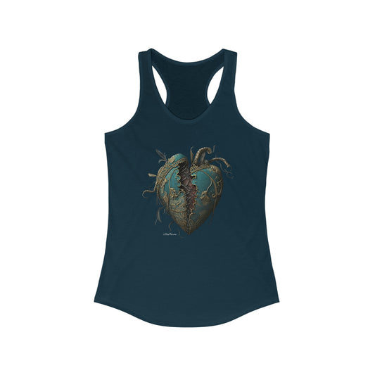 Victorian Broken Heart Women's Ideal Racerback Tank