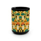 Mushroom Pattern Mug #3, 15oz