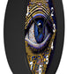 All Seeing Eye Wall Clock #4 w/ numbers