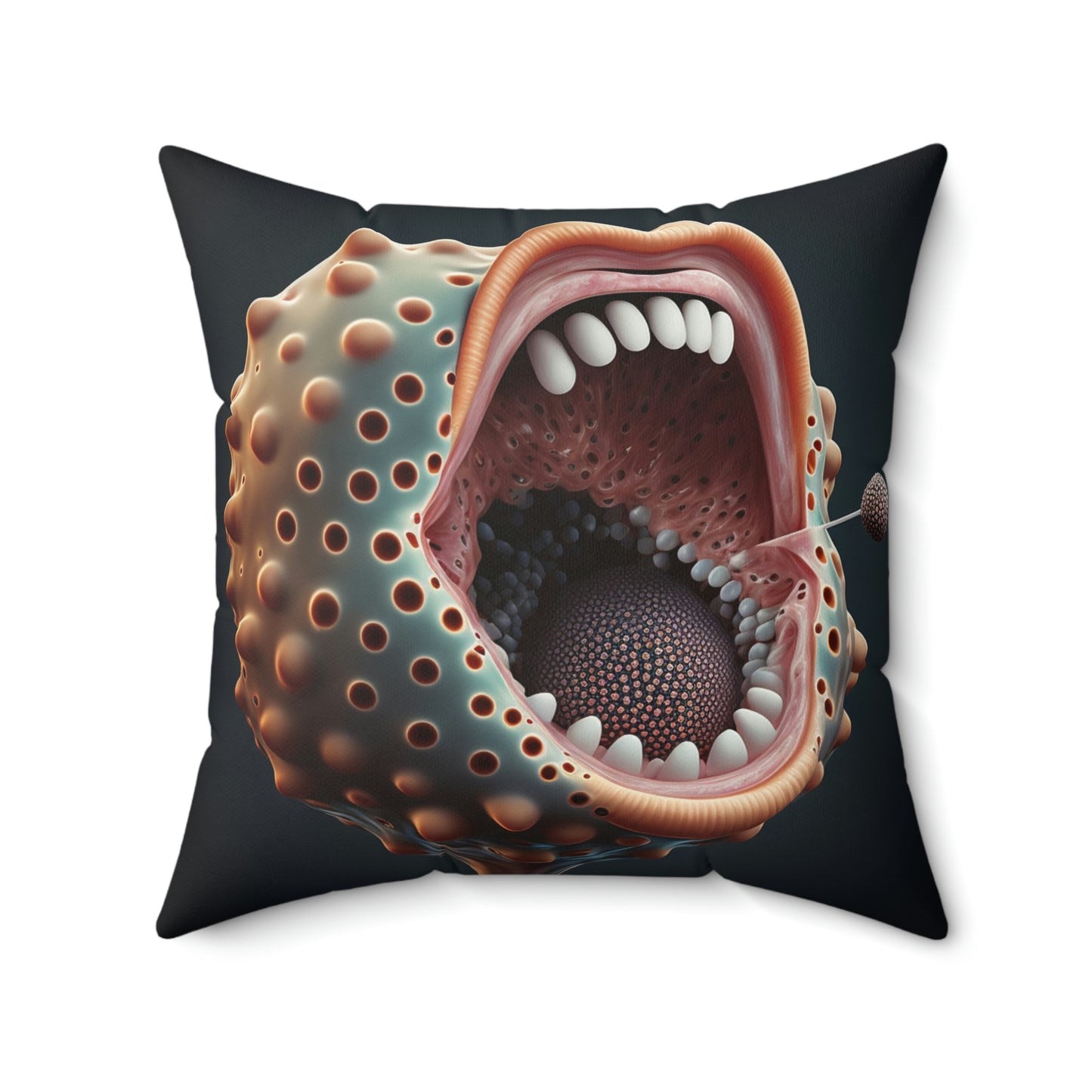 The Germ reversible throw pillow