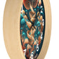 Infinite Mushroom DNA Wall Clock #2 w/ numbers