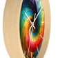 Timeless Impossible Spiral Wall Clock #1 w/ lines