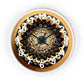 Geometric Wall Clock #7 w/ numbers
