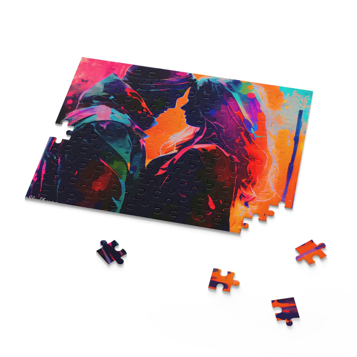 Get her a puzzle that says "I Love You"