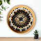 Geometric Wall Clock #7 w/ numbers