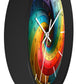 Timeless Impossible Spiral Wall Clock #1 w/ lines