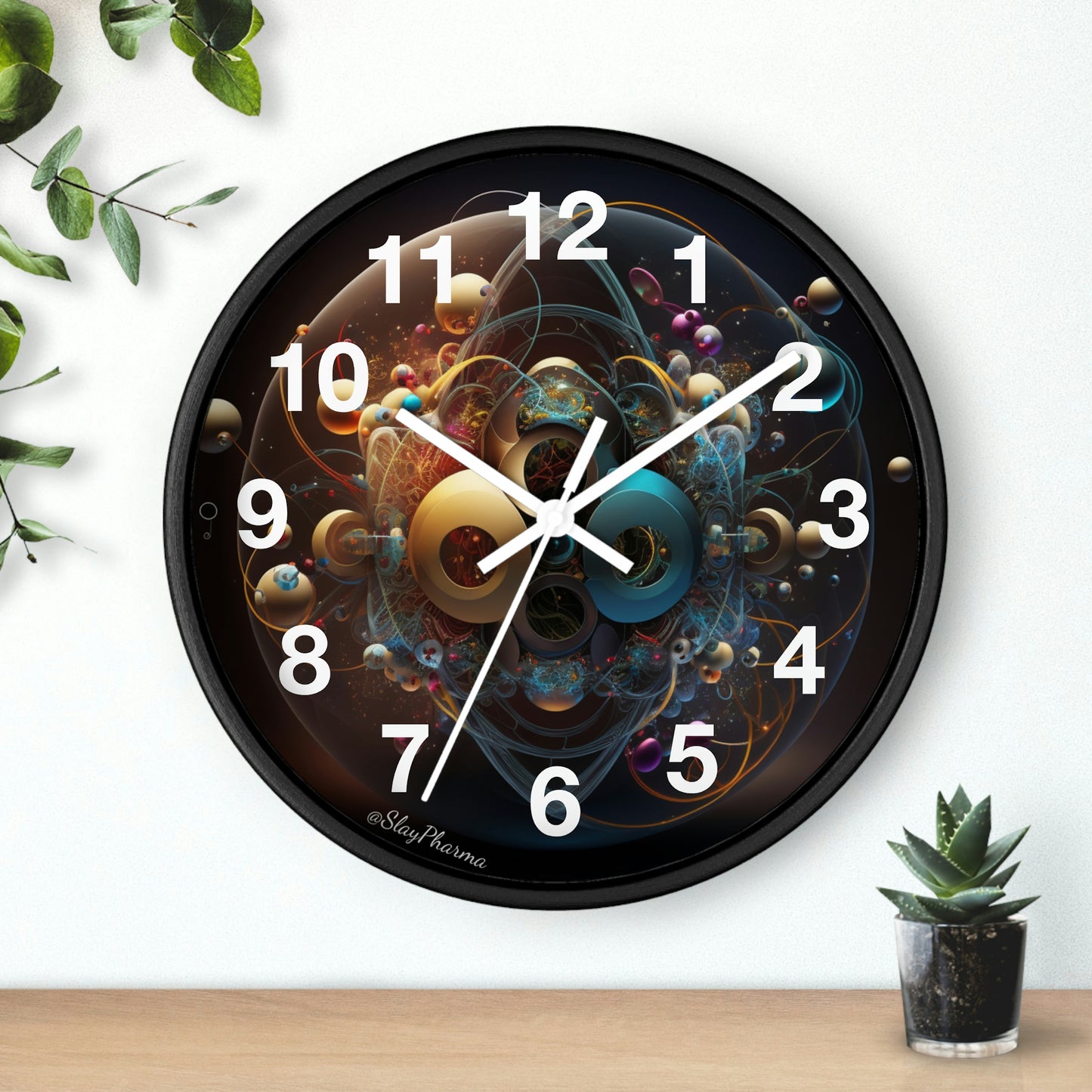 Atomic Wall Clock #4 w/ numbers