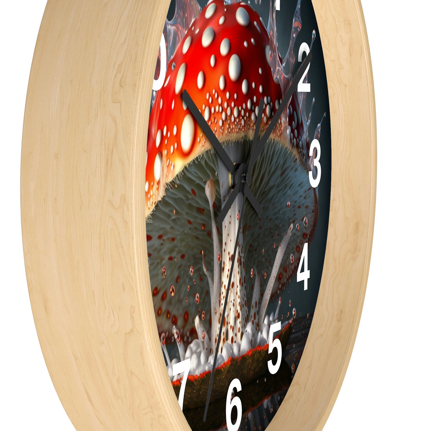 Amanita Dreams Wall Clock #3 w/ numbers