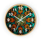 Mandala Wall Clock w/ numbers