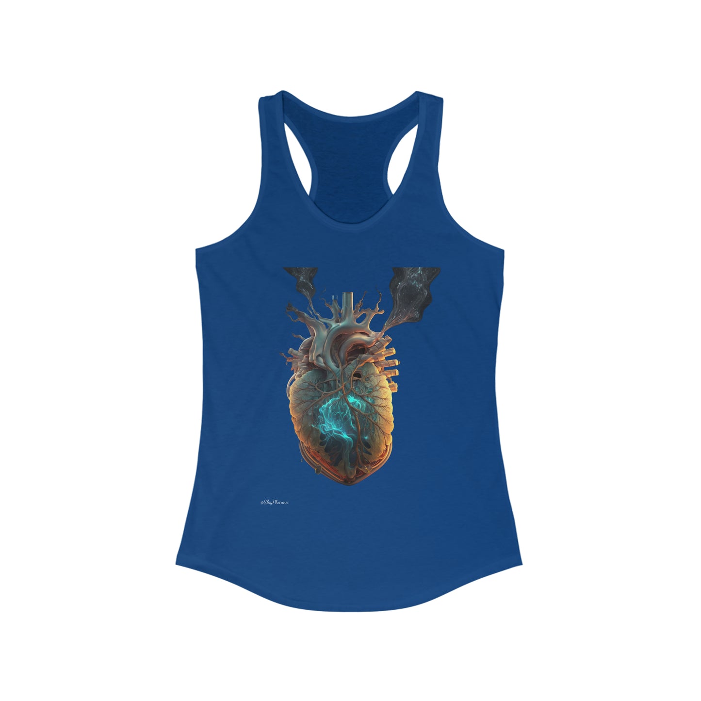 Smoking Heart  Women's Ideal Racerback Tank