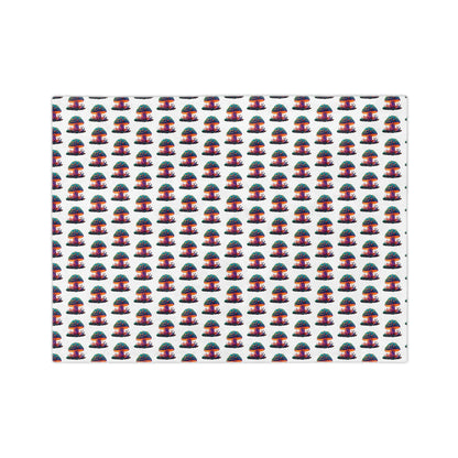 Mushroom Velveteen Minky Blanket