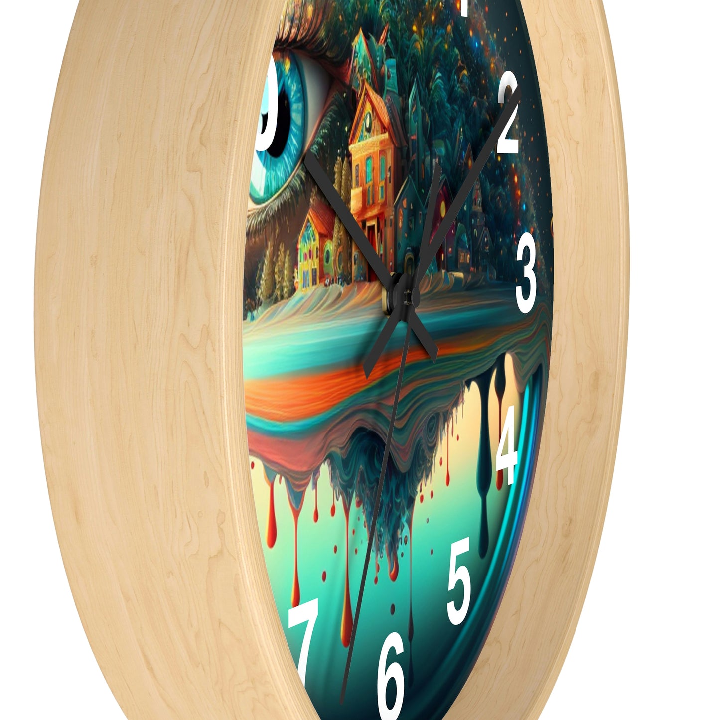 Other Worlds Wall Clock #2 w/ numbers