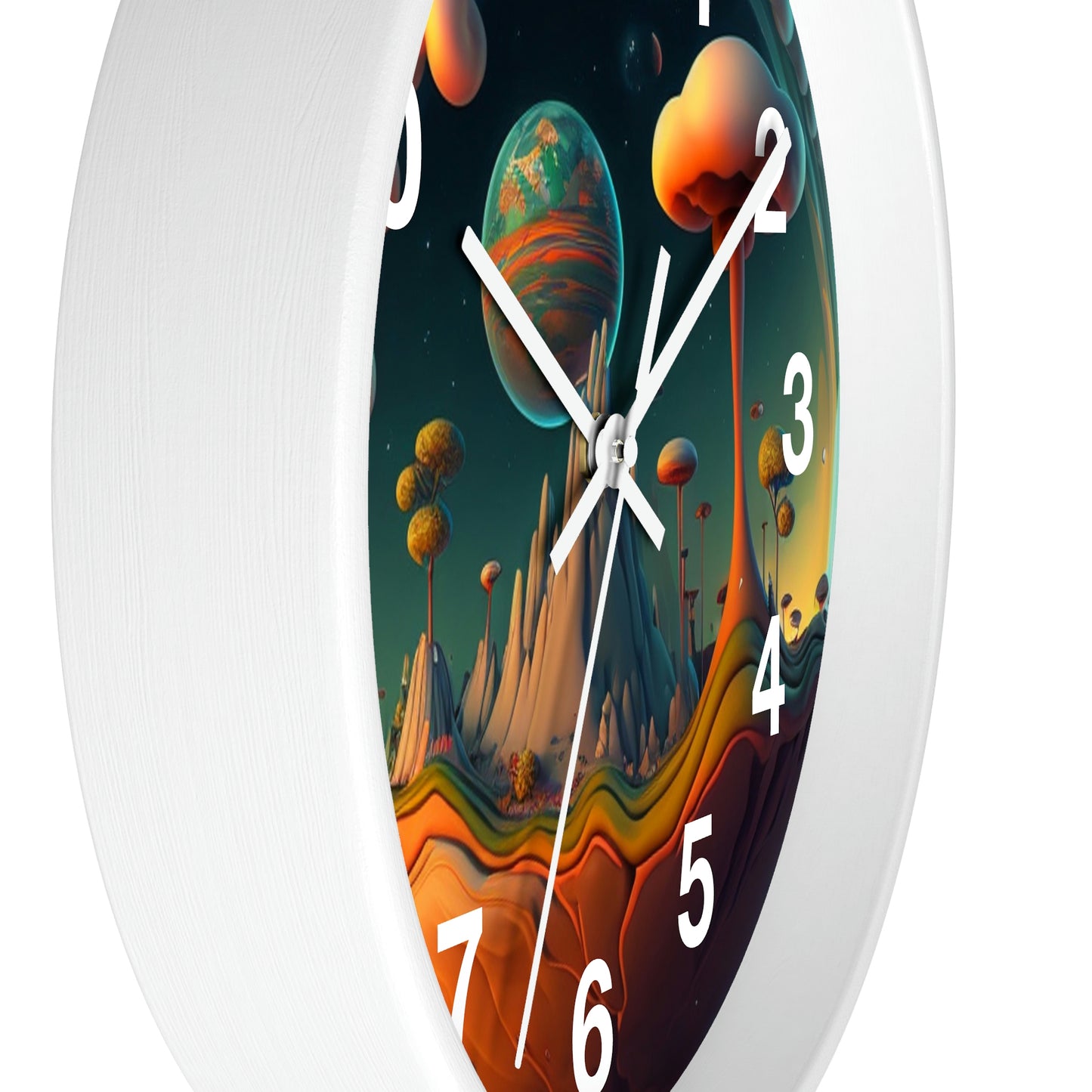 Other Worlds Wall Clock #4 w/ numbers