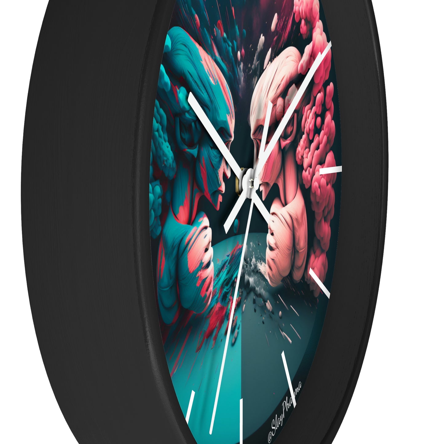 Duality Wall Clock #2 w/ lines